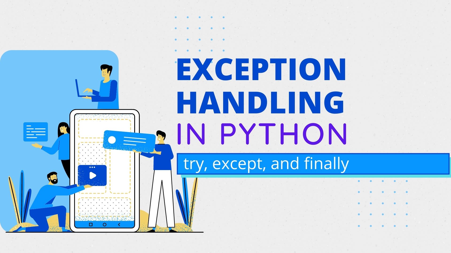 Exception handling in python using try, except and finally statement -  Bhutan Python Coders